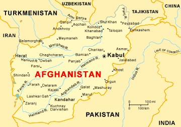 Afganistani kaart
