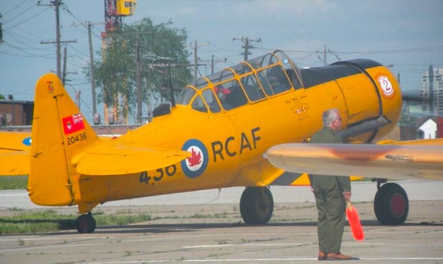 The airplane from Heritage Museum. Photo by Adu Raudkivi