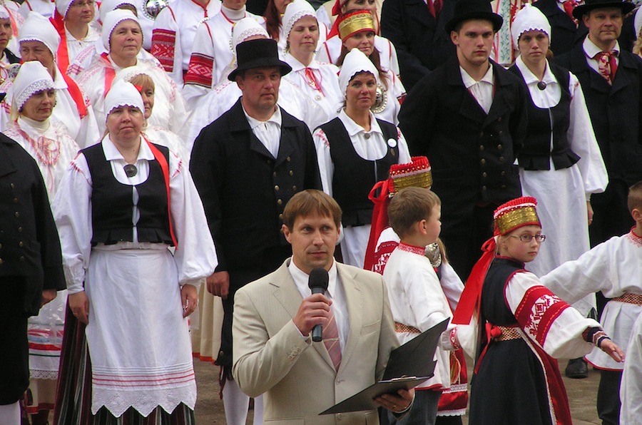 Võru laulu- ja tantsupidu 2012. Foto: Viido Polikarpus