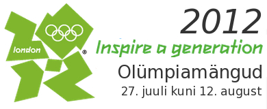 Olümpiamängud Londonis 2012 - logo: www.london2012.com