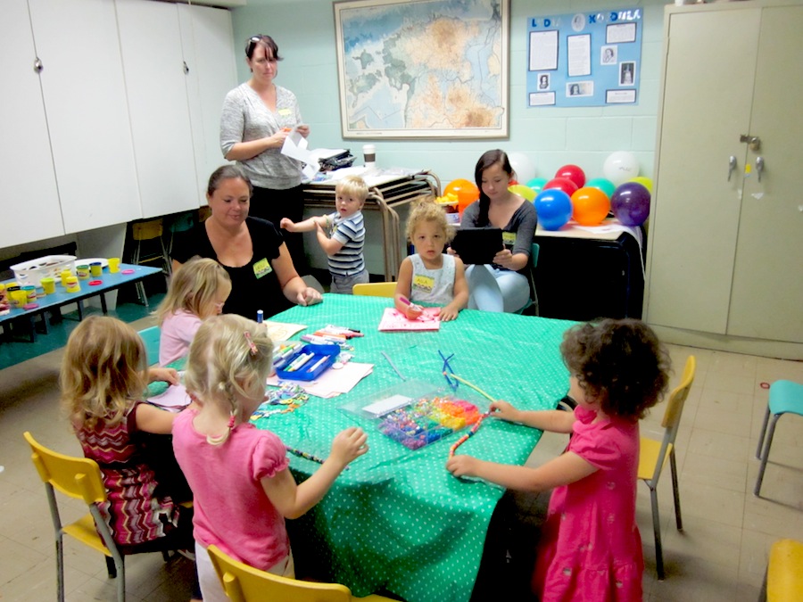 The first classes of the Toronto Estonian Society's Kindergarten. Photo by Martin Kiik