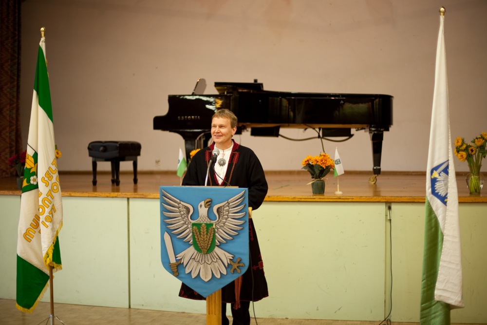 Esineb Viljandi Muuseumi direktor Jaak Pihlak. Foto: Kerly Ilves