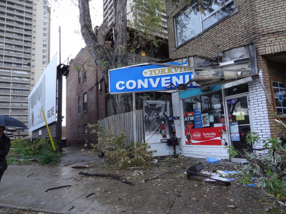 Orkaan Sandy ei jätnud ka Torontot puutumata. Foto Eesti Elu