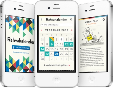 Rahvakalendri rakendus - www.eesti.ee
