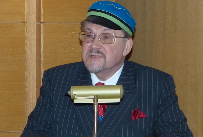 EKLi aastaäeva tähistamisel pidas sisuka kõne Alma Materile ja noorusele vil! Toivo Miljan, korp! Rotalia, tuntud professor emeeritus Wilfrid Laurier ülikoolist. Foto: Andres Raudsepp