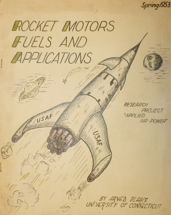 Cover of a study done for ROTC unit at university: Arved Plaks' archive.