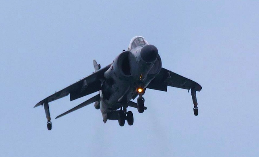 Harrier jump jet at CNE. Photo by Adu Raudkivi