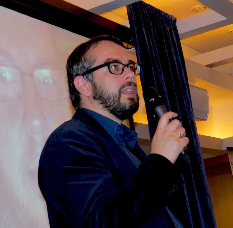 Marek Tamm, Estonian historian and moderator of Estdocs 2013 - photo by Adu Raudkivi