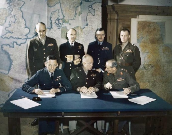 Meeting of the Supreme Command, Allied Expeditionary Force, London, 1 February 1944 - www.wikipedia.org