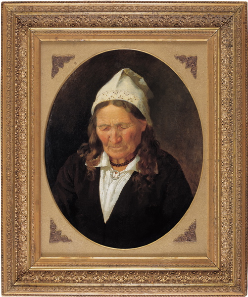 Illustratsioon: Johann Köler (1826-1899) Ema portree (1857-1861)