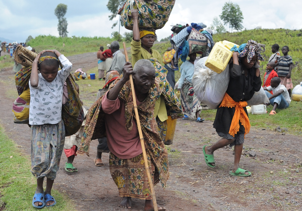 Aafrika põgenikud - foto: Julien Harneis - www.wikipedia.org
