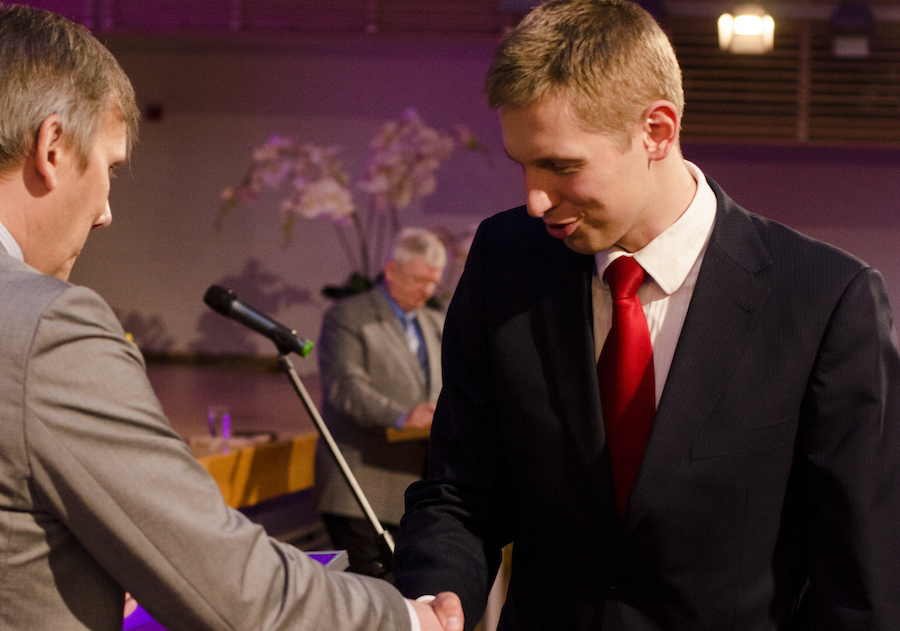 Manivald Eelnurme stipendiumi sai Tõnis Soodla (paremal)
