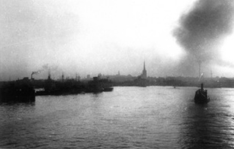 September 22, 1944 view of Tallinn.  Photo: R. Alari