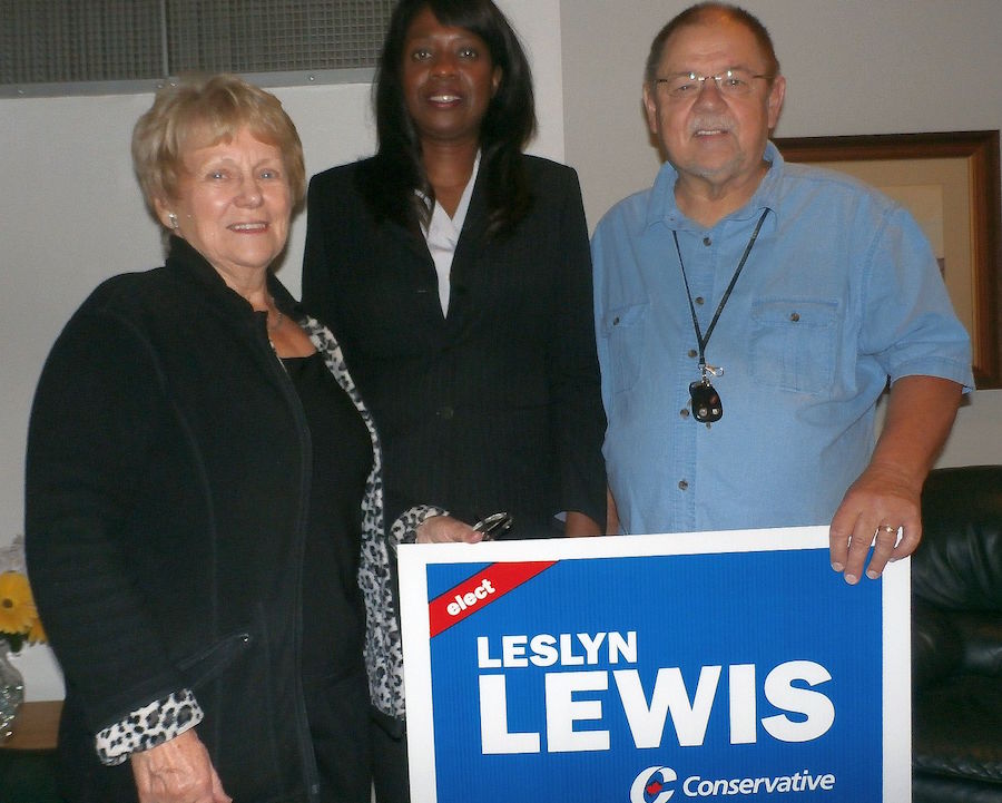 Hon. Pauline Browes, Leslyn Lewis, Ruho Paluoja. Photo: Adu Raudkivi