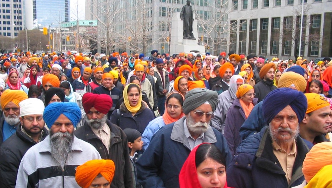 Sikhs celebrating the Sikh new year in Toronto, Canada - photo by Joel Friesen / www.wikipedia.org