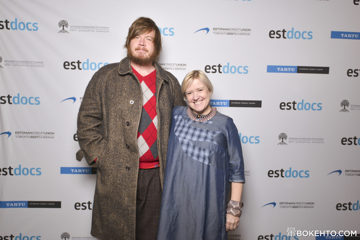 Laulja Jarek Kasar ja Eesti dokumentaalfilmide festivali EstDocsi peakorraldaja Kristi Doughty - foto: Nicholas Jones, Bokeh Photography (2016)