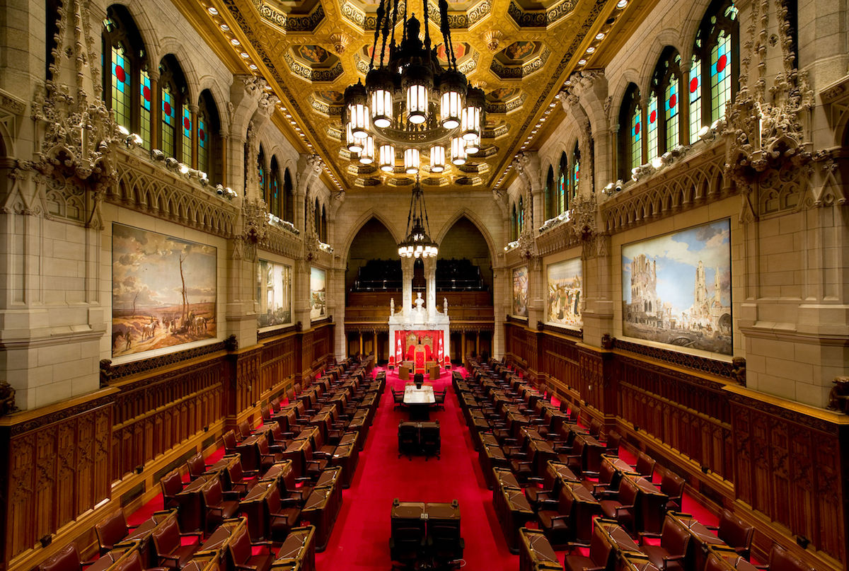 Canadian Senate Chamber - www.wikipedia.org (2014)