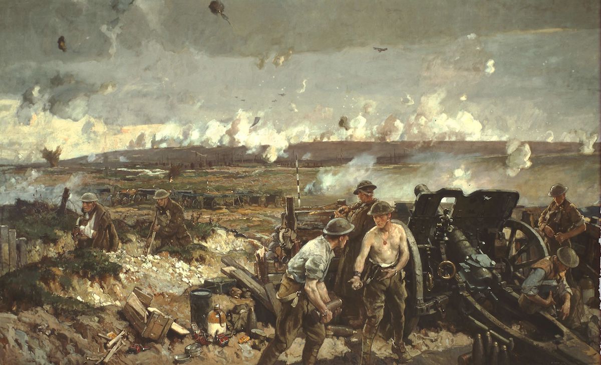 The Battle of Vimy Ridge, a painting by Richard Jack. Canadian War Museum - www.wikipedia.org