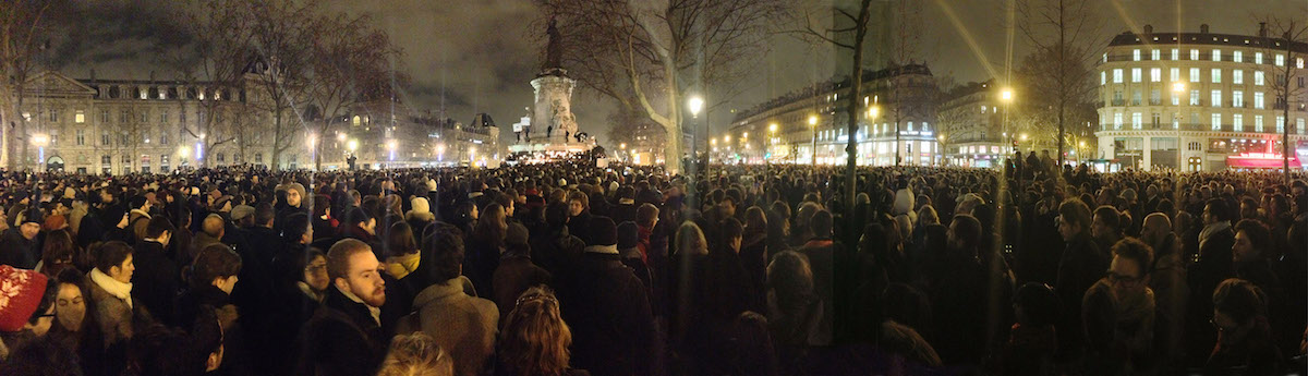 Place de la République - foto: JeSuisGodefroyTroude (2015)