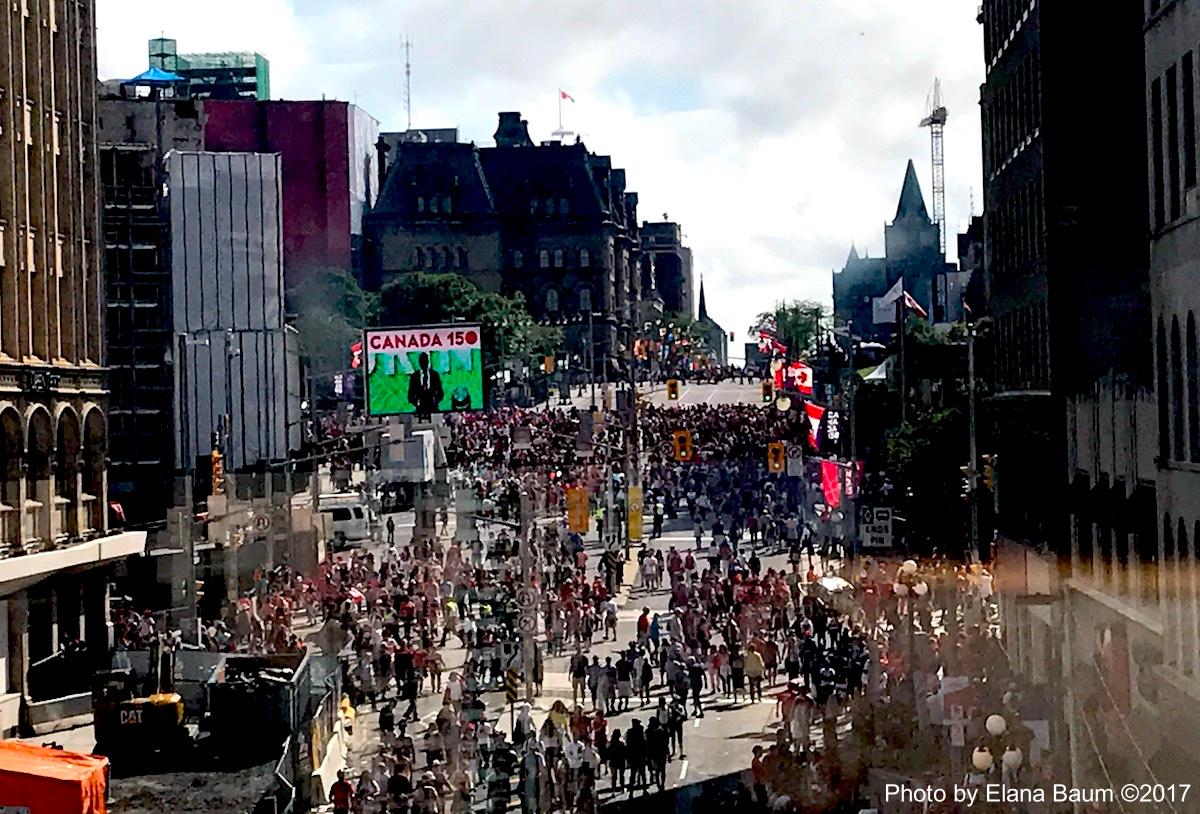 Kanada 150. sünnipäeva pidustused Ottawas. Foto: Elana Baum ©2017