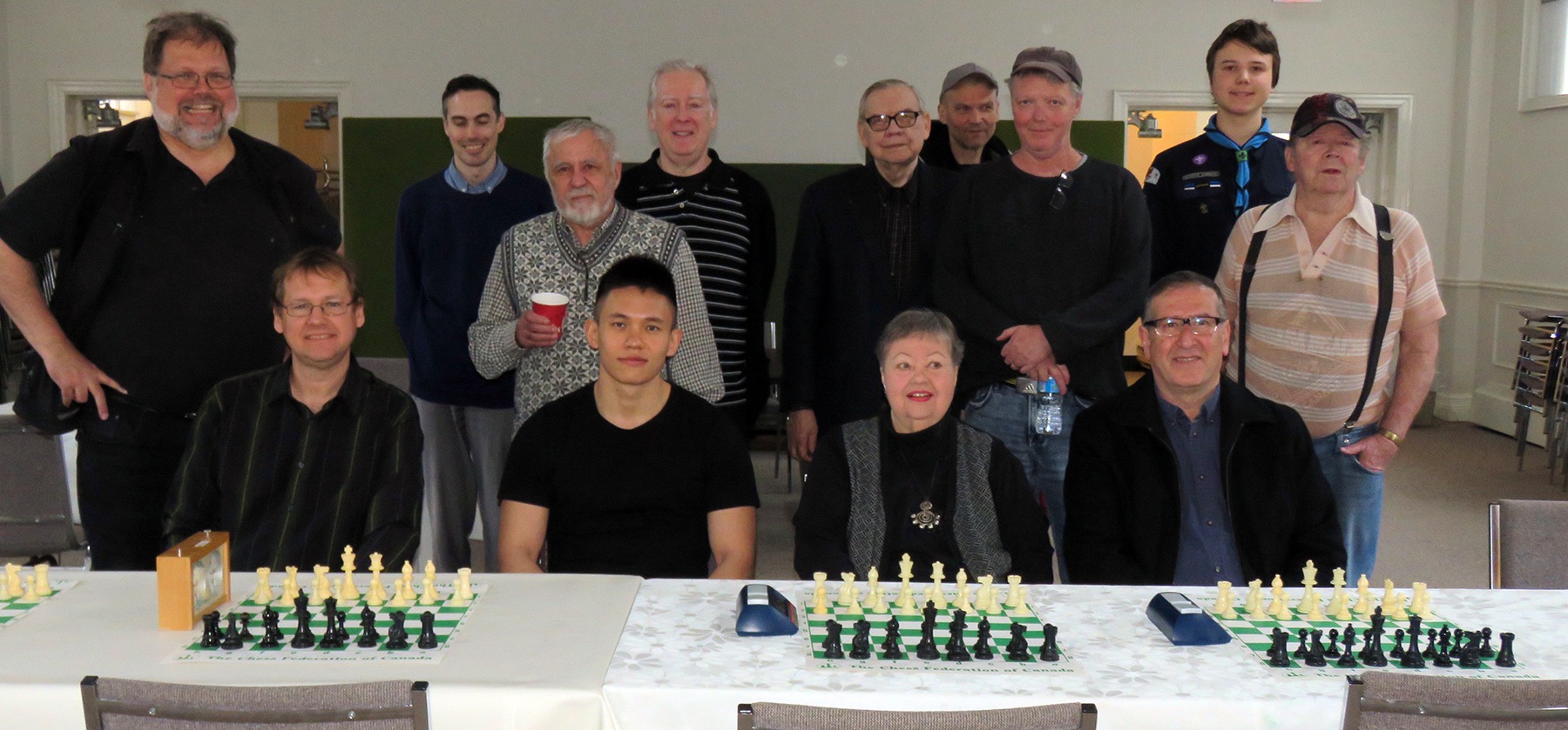 Players. From left to right front row: Alar Petersoo, Xian Wei Järve, Mai Vomm Järve, Farhad Bokaee. Back row from left to right: Jaak Järve, Richard Vale, Ernest Sinko, Don Mosley, Jaak Triefeldt , Mikk Mölder, Brendan Munro, Erik Kreem, Märt Tiido.