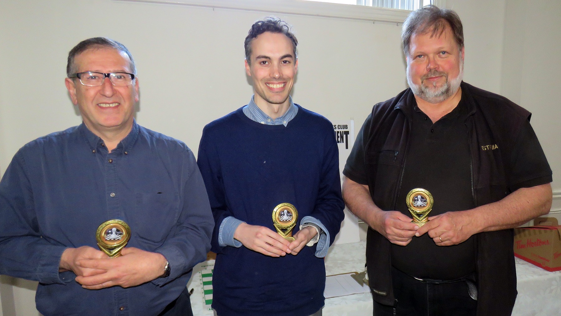 The champions: Farhad Bokaee – 2nd place, Richard Vale- 1st place, Jaak Järve- 3rd place.