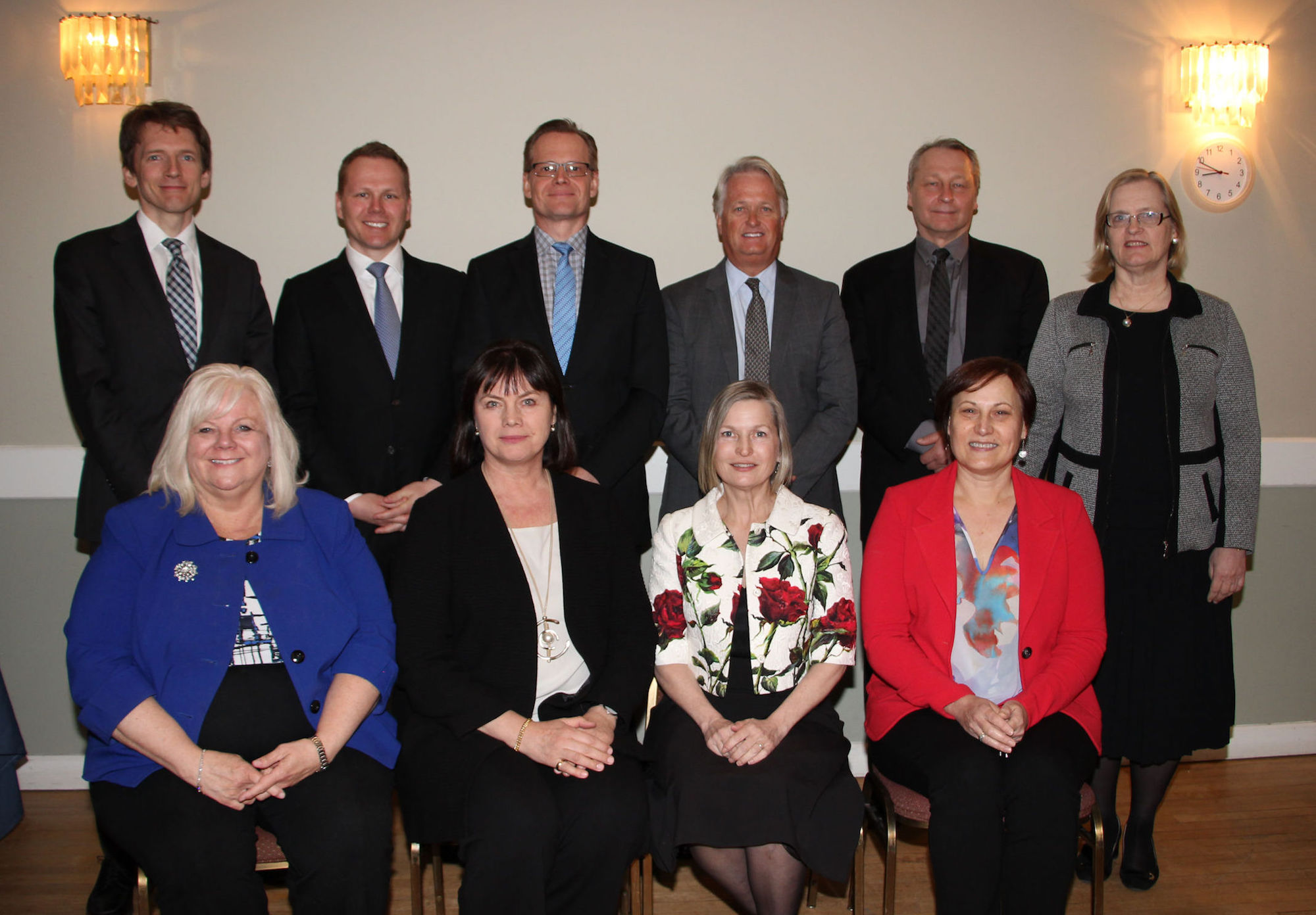 Panga nõukogu. Seisavad: Mati Pajo, Kuldar Lindvere, Peter Poolsaar, Mihkel Liik, Matti Jalakas, Lea Kõiv. Istuvad: Karin Ots, Anita Saar, Ellen Valter, Tiina Liivet. Foto: Lillian Lennox (2018)