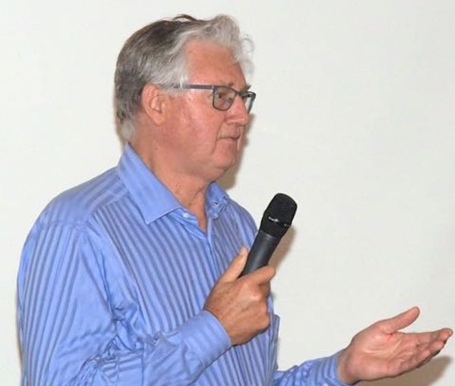 Andrew Prozes, donor of $3,000,000 to the Estonian Centre. Photo: Peeter Põldre (2018)