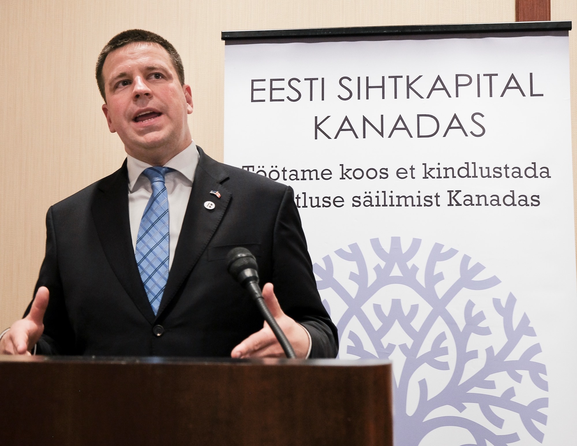 Estonian Prime Minister Jüri Ratas. Photo: John-Paul Luc (2018)