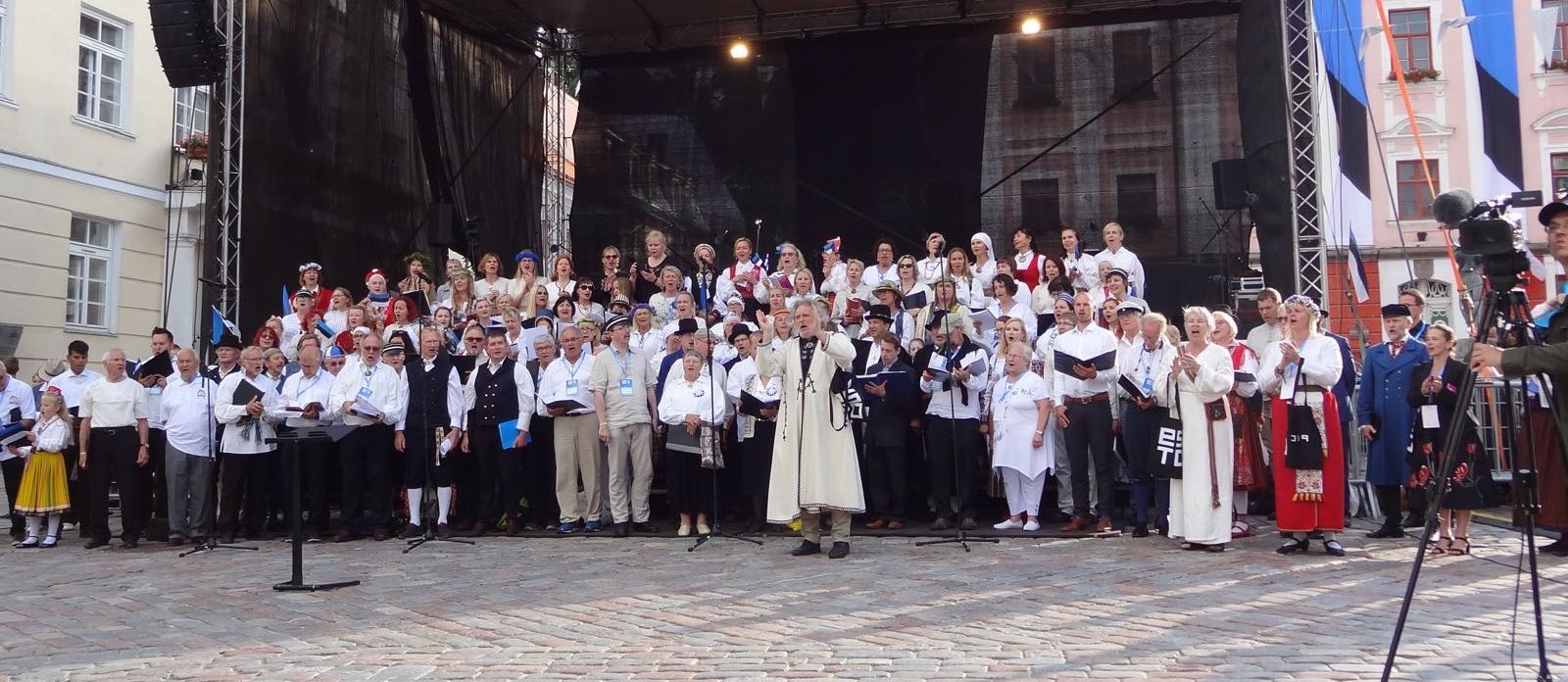 ESTO Laul kõlas Tartus: just selles linnas, kus aastal 1869 toimus esimene laulupidu. Foto: Kai Kiilaspea (2019)