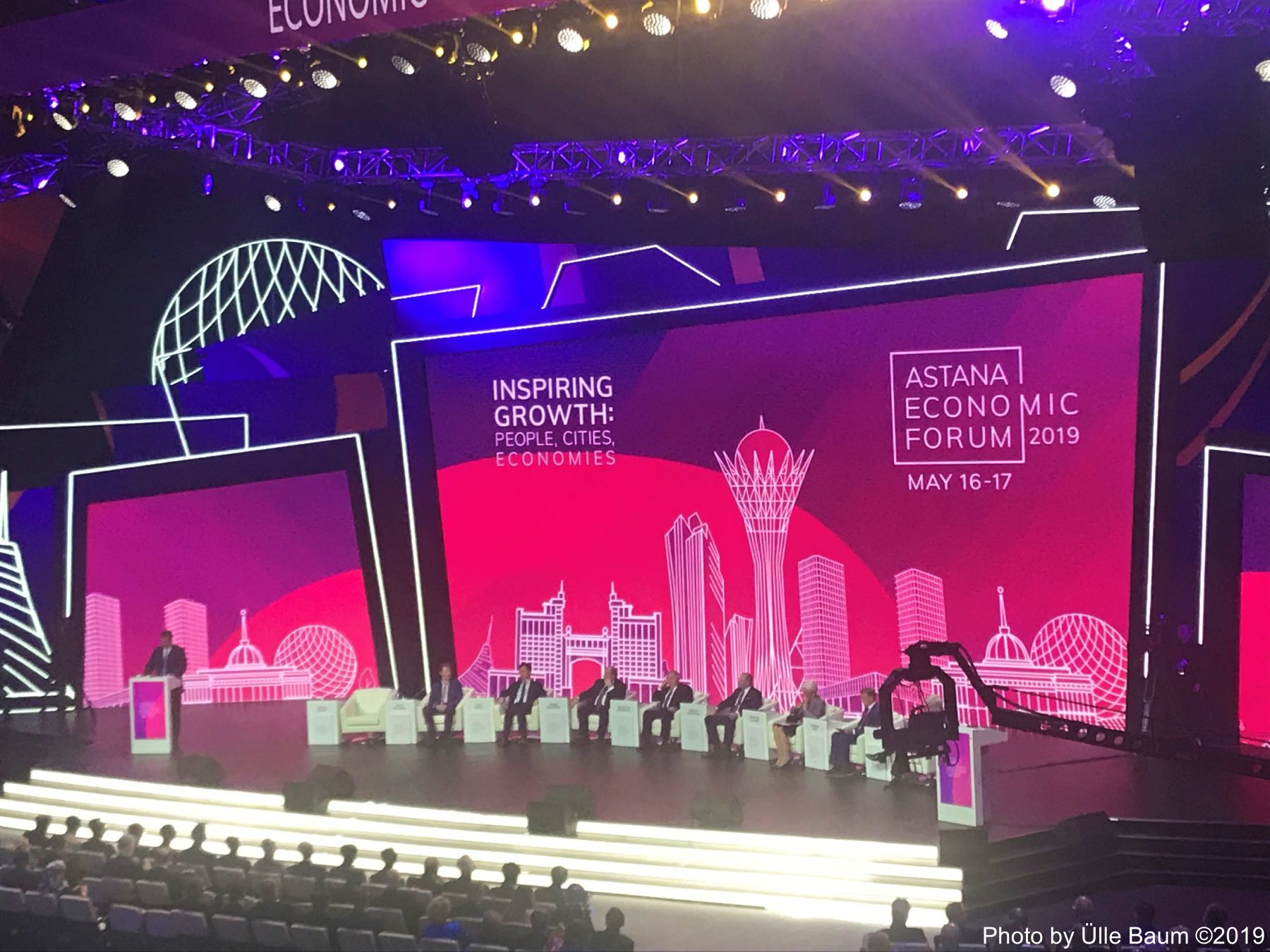 The Plenary Session of the 12th Astana Economic Forum took place May 16-17 at the Plenary Hall of the Nur-Sultan Congress Centre. Photo by Ülle Baum ©2019