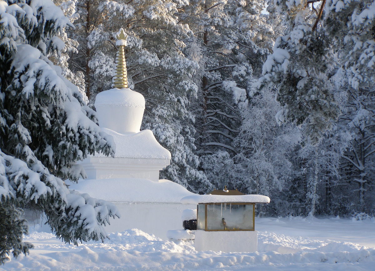 5th Stupa in Estonia built by Vello Väärtnõu in 2008