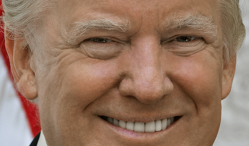 Donald Trump official portrait via www.wikipedia.org