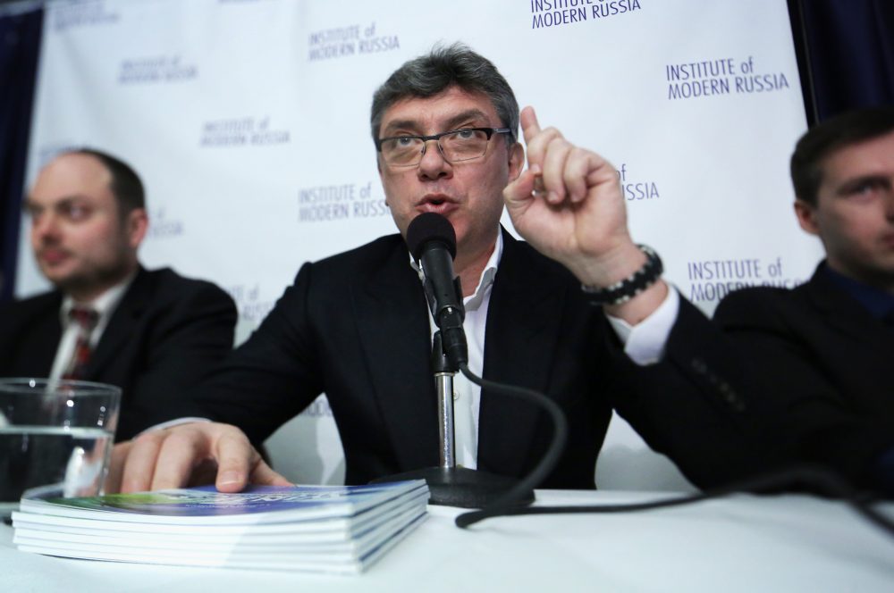 Russian Opposition Politician Boris Nemtsov speaks in Washington, D.C. in January, 2014.Alex Wong / Getty Images / Toronto SUN