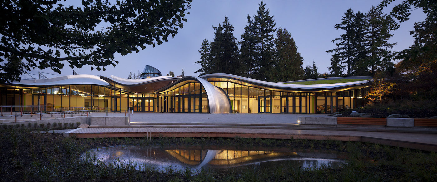 Vancouver's VanDusen Botanical Garden Visitors Centre - Source: dezeen.com