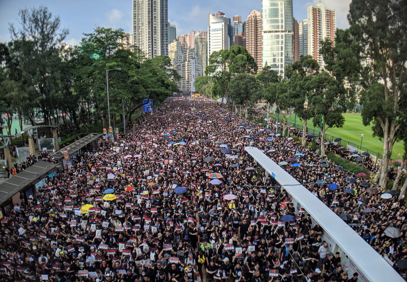 2019 Hong Kong protests - foto: Studio Incendo / www.wikipedia.org