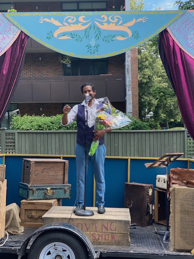 Recently a mobile opera performed for Ehatare residents!