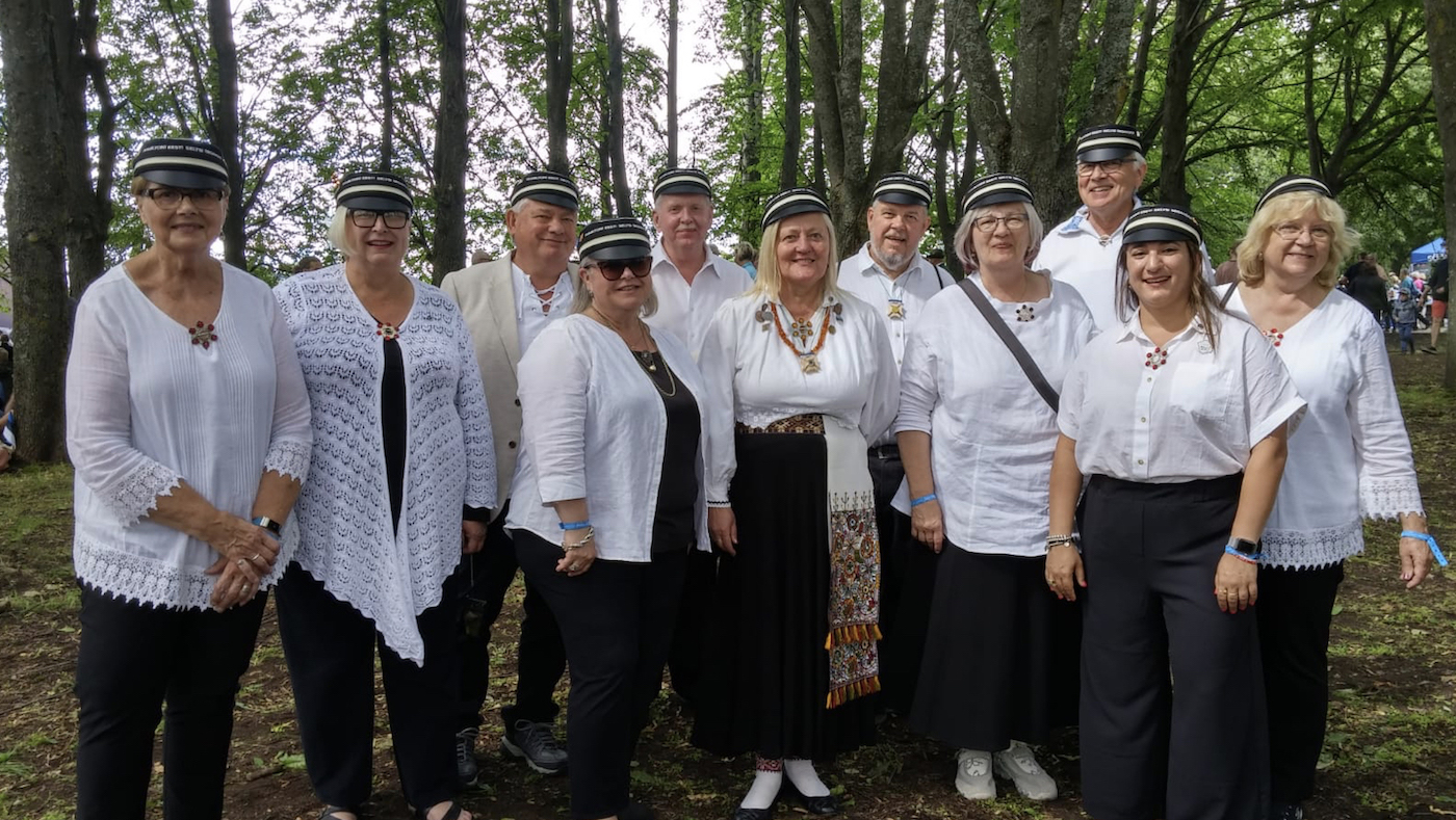 The Hamilton choir at the last Estonian Song and Dance Festival in 2019.