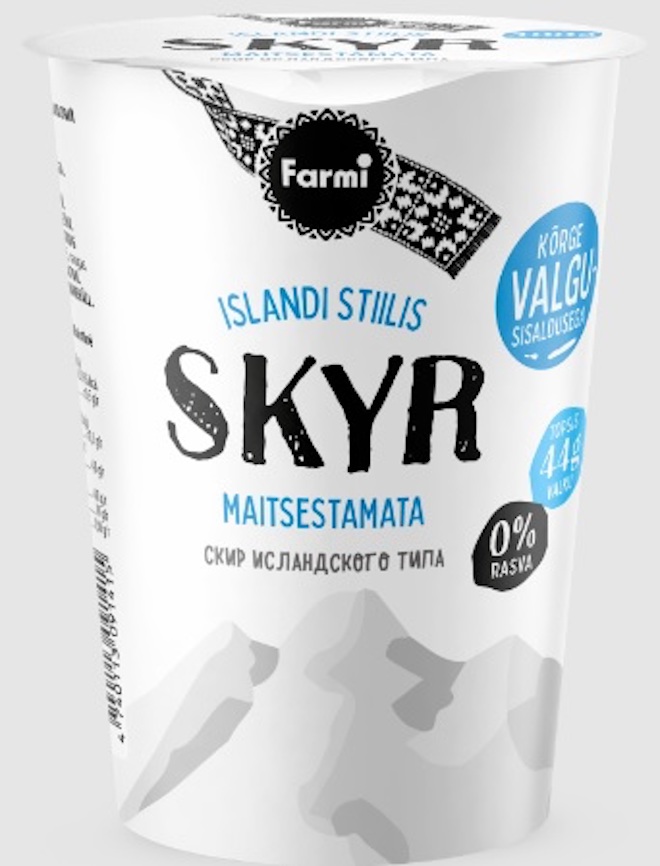 Eestis müüakse ja süüakse ka skyri (hääldatud "SKIRR").