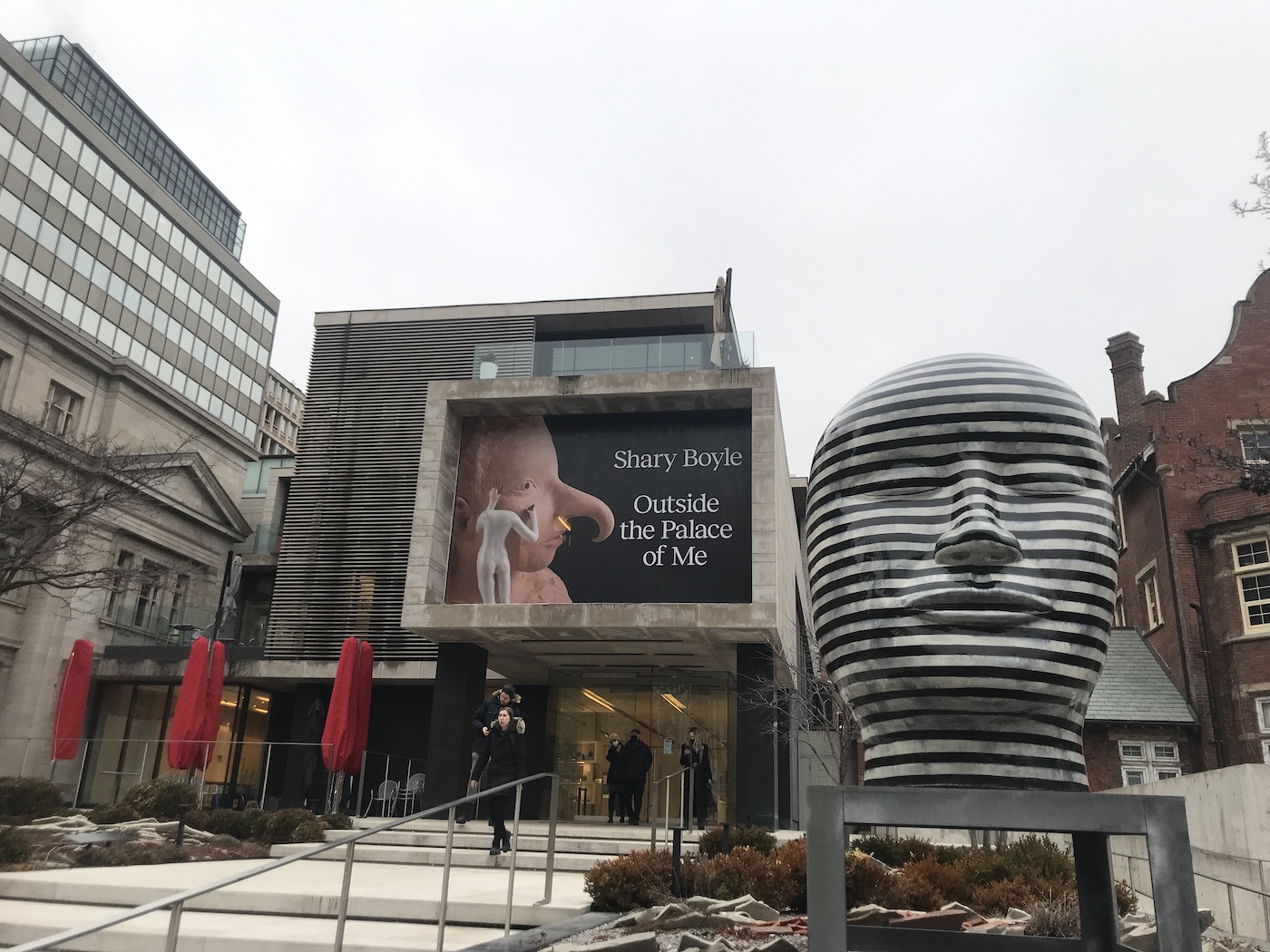 The entrance to the Gardiner Museum