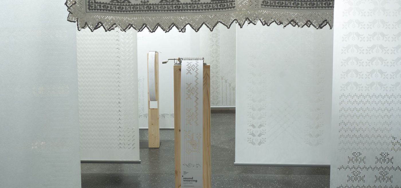 Folk patterns used in the Soundweaving project. Photo: soundweaving.hu