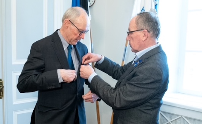 Peeter Einola (left) and Toomas Asser. Photo used with permission from the University of Tartu.