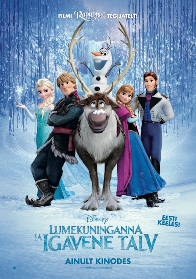 Walt Disney Animation Studios' poster for Lumekuninganna ja igavene talv, or Frozen