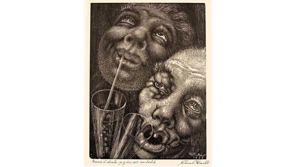 "Absindijoojad" by Eduard Wiiralt