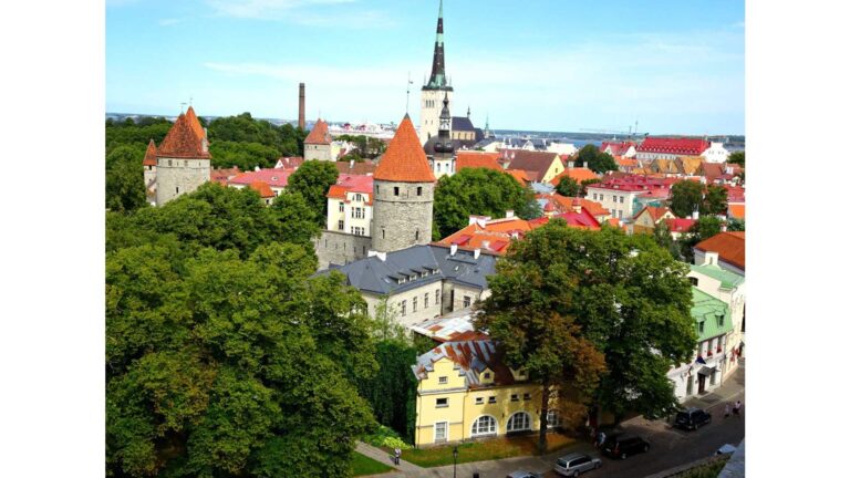 a view of Tallinn, Estonia