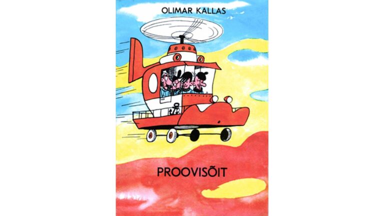 The cover of the Olimar Kallas' book Proovisõit (from kobo.com)