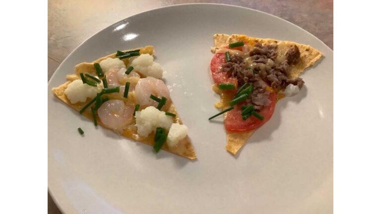 Erineva kattega ahjus küpsetatud tortillad