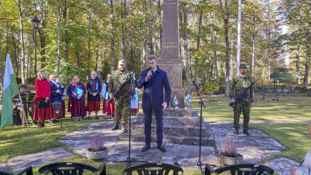 Kõneleb Riigikogu liige Andres Metsoja. Foto: Andrus Peetson