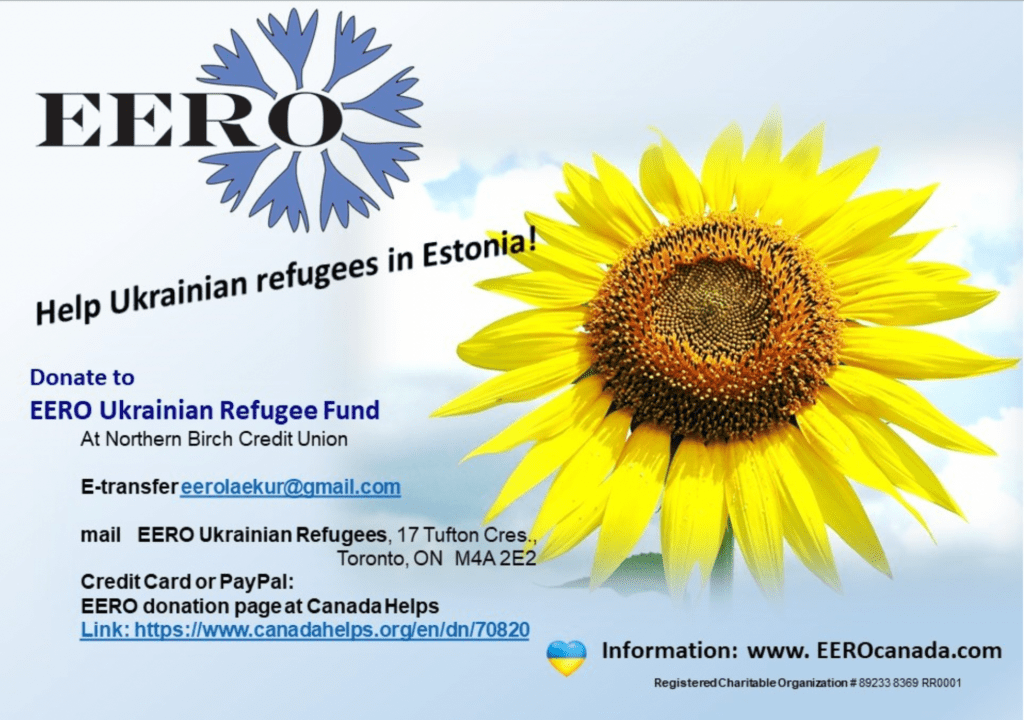 Help Ukrainian refugees in Estonia.