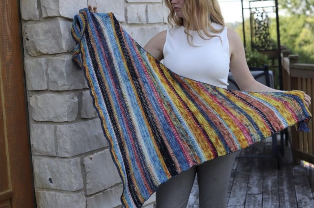 Muhu shawl designed by Taiu Landra.